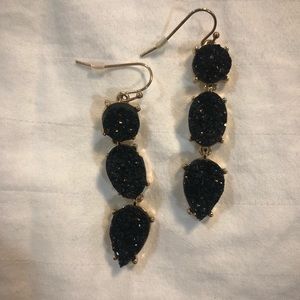 Black BaubleBar Drop Earrings